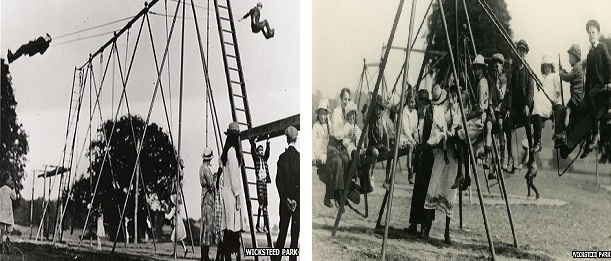 Charles Wicksteed built the park in 1921; it was reportedly the first public park in UK.