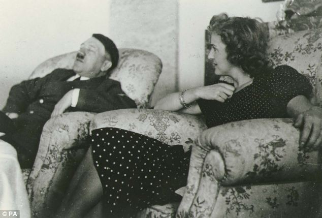 Adolf Hitler and his mistress-turned-wife for a day, Eva Braun.