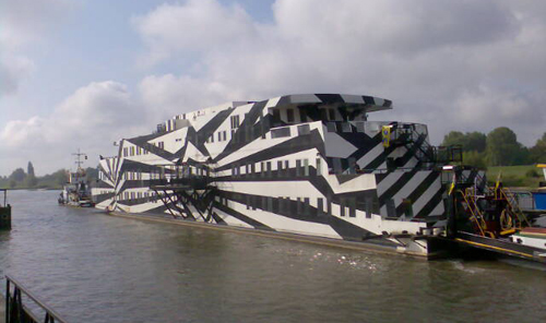 Modern day example of the WWI camouflage paint job.