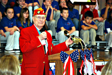 WWII vet and Medal of Honor recipient Hershel Williams, one of the Marines who fought in the Battle of Iwo Jima and lived to tell the tale.