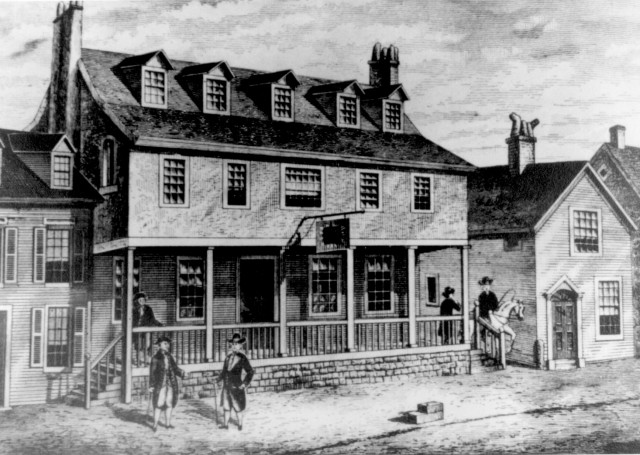 Tun Tavern in the Revolutionary War via wikipedia.org