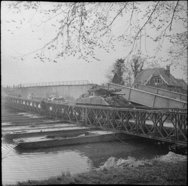 British Armor pushing into Germany via commons.wikimedia.org