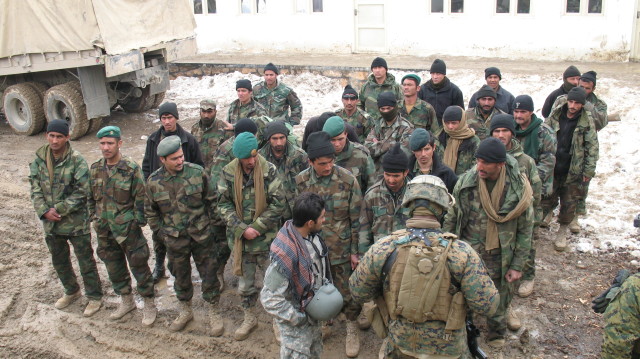 Marine training teams embedded with Afghan National Forces via commons.wikimedia.org