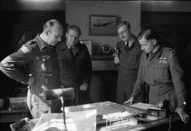 Air Chief Marshal Sir Basil Edward Embry (far right.