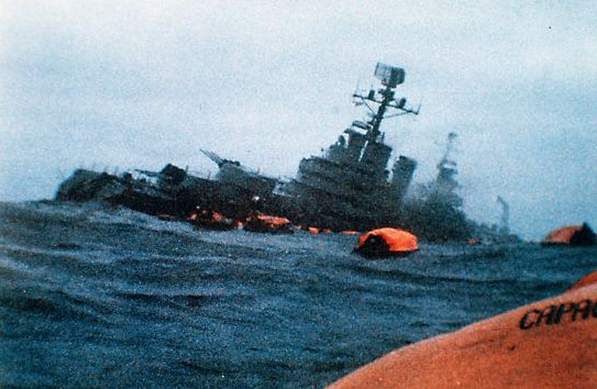 ARA Belgrano sinking on May 2nd 1982