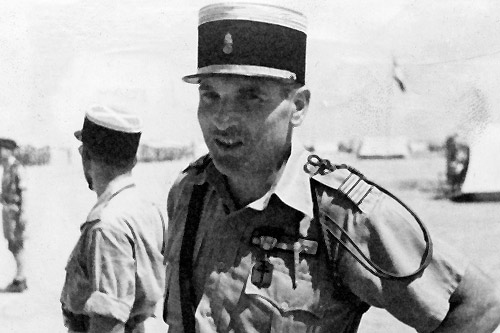 Dimitri Amilakhvari in the French Foreign Legion, 1942. By Unknown Author, Public Domain.