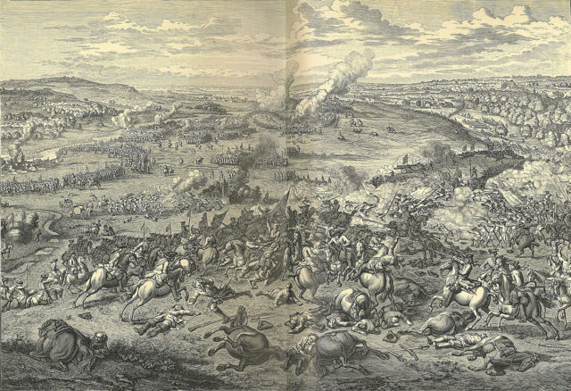 The Battle of Blenheim by Huchtenburg.