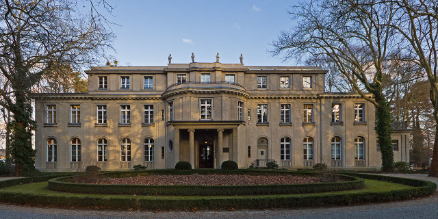 The villa at 56–58 Am Großen Wannsee, where the Wannsee Conference was held, is now a memorial and museum. By A.Savin (Wikimedia Commons · WikiPhotoSpace) - Own work, CC BY-SA 3.0, 