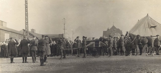 John McCrae’s Funeral in 1918