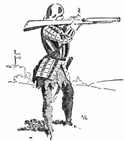 French gunner in the 15th century, a 1904 illustration.