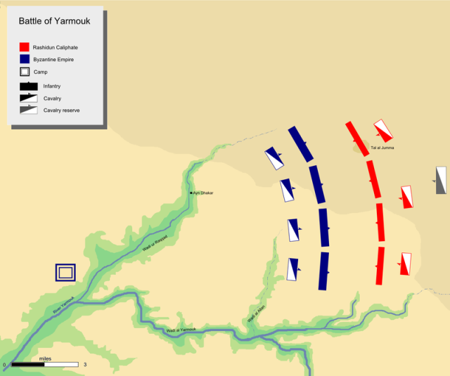 The standard order of battle for most of the days of the battle.