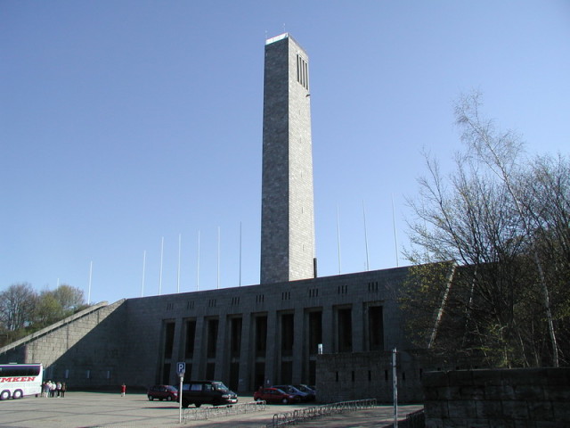 Olympic Bell Tower located on Maifield above The Langemarck-Halle