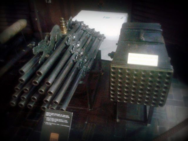Polish multiple guns in Polish Army Museum, Warsaw. Photo Credit.