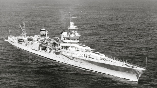 The USS Indianapolis on January 1, 1939 Image Source: Wikipedia