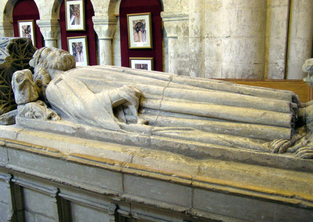 The tomb of King Athelstan in Malmesbury Abbey, Malmesbury, England. Source: Wikimedia Commons