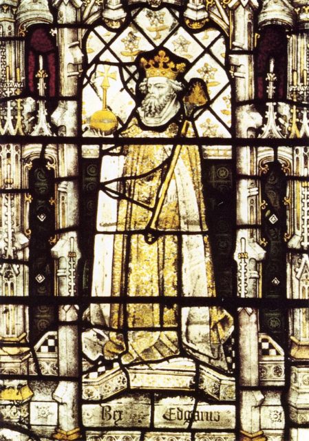 King Edgar, c.943-75. Source Wikipedia