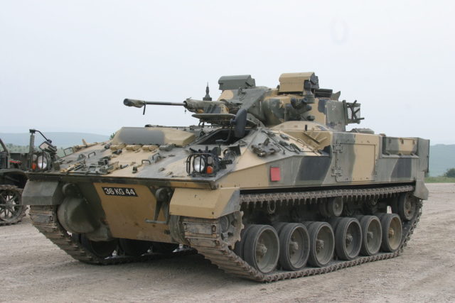 Warrior Tracked Vehicle via commons.wikimedia.org