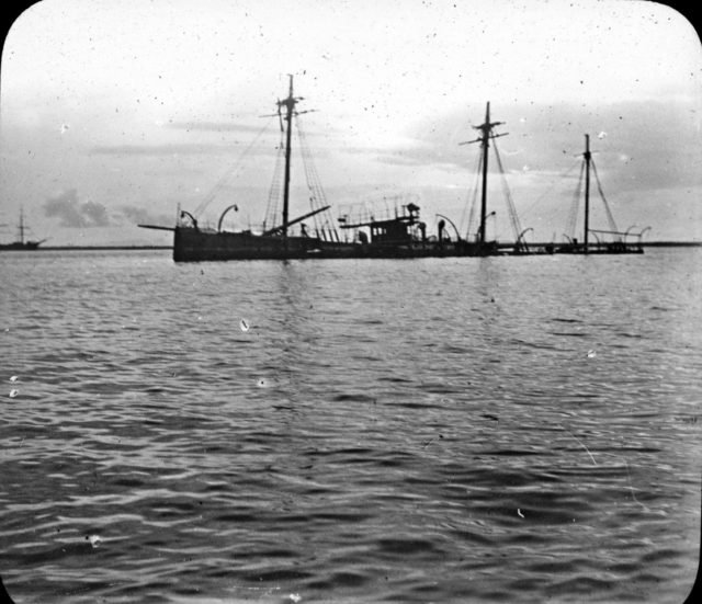 The wreck of the Antonio De Ulloa