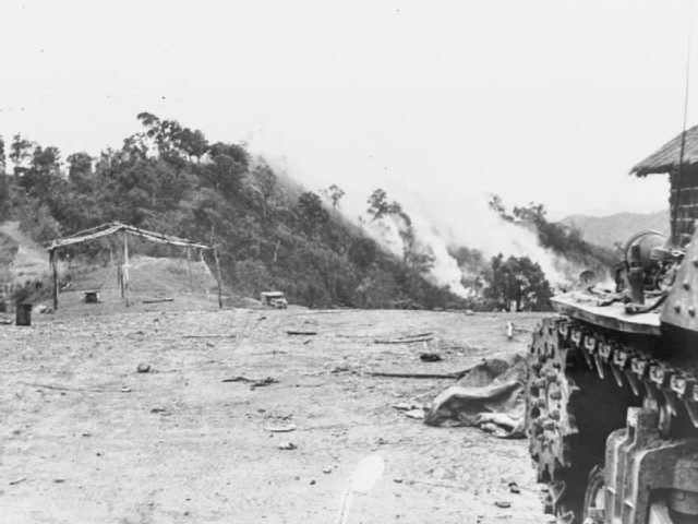 the view from a Japanese position at Kohima. Source: Wiki/ public domain.