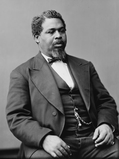 Robert Smalls waited until the white crew of the Confederate ship he steered left for the night and then sailed his 8 man crew to pick up their wives and children and sail beyond the Union blockade.