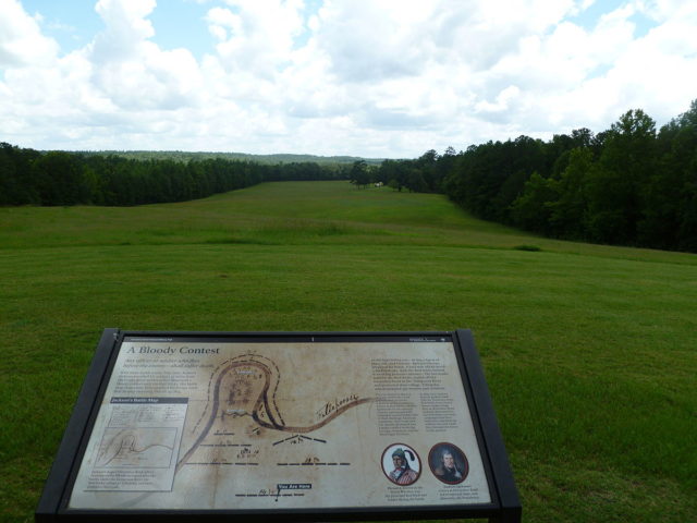 Horseshoe Bend Battlefield (By Pi3.124 - Own work, CC BY-SA 3.0 / Wikipedia)