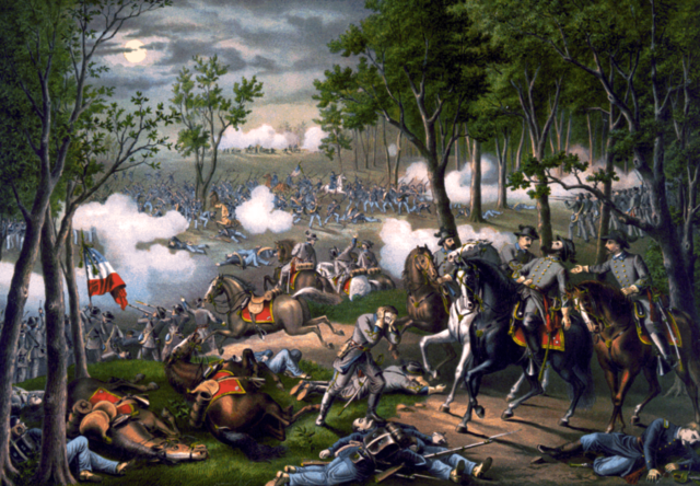 Wounding of General Jackson at Chancellorsville