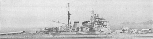 Heavy Cruiser Chokai; By Unknown - A503 FM30-50 booklet for identification of ships, US Department of Navy, Public Domain, https://commons.wikimedia.org/w/index.php?curid=1233439