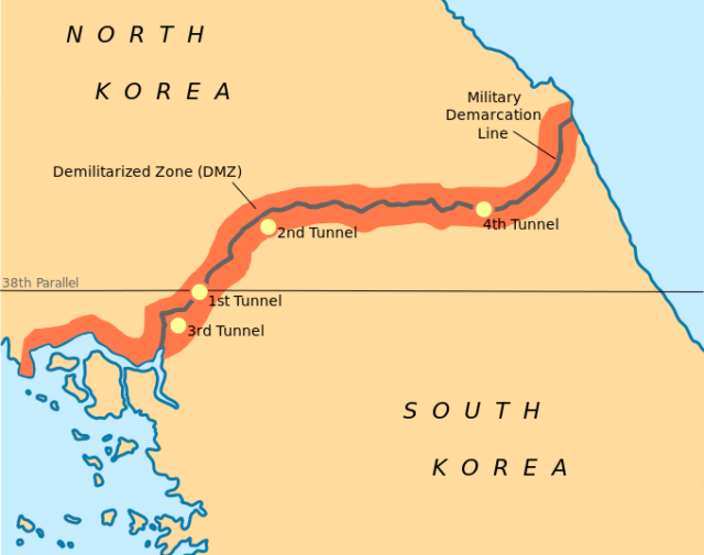 The DMZ is noted