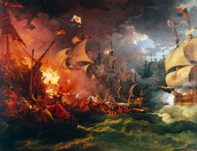 English fireship (Public Domain / Wikipedia)
