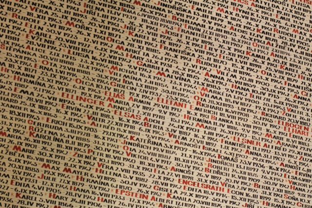 The names of Holocaust Victims in a memorial in Prague, a lasting reminder of the crimes of the SS. Wikipedia / Øyvind Holmstad / CC BY-SA 3.0
