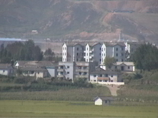 Kijŏng-dong from a distance. Circa 2006.