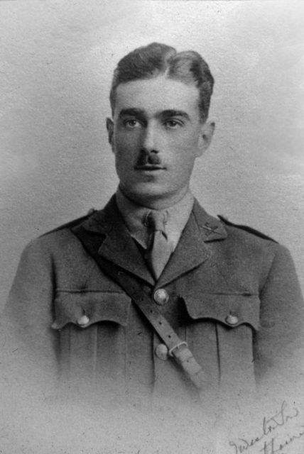 Harold Mortimore in uniform during WWI