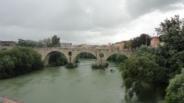 The Volturno today. it has seen its fair share of battles and river defenses.