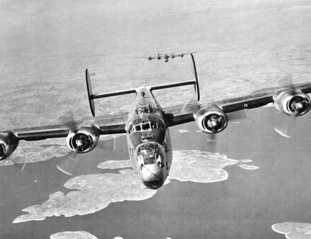461st Bombardment Group B-24 Liberators, 1945