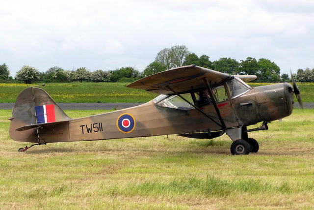 Taylorcraft Auster, a British military liaison and observation plane