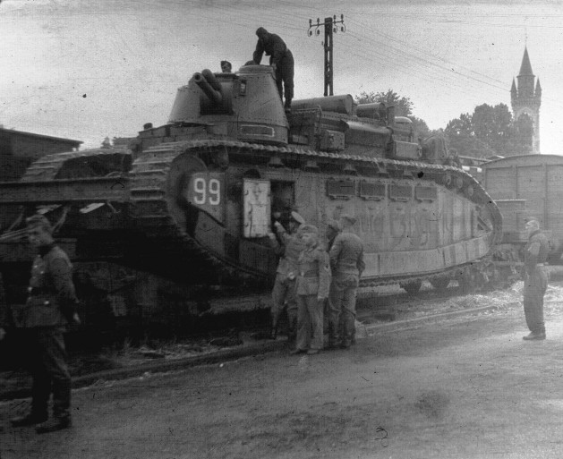 Char 2C "Champagne" after capture by German forces in eastern France, June 1940; Photo Source 