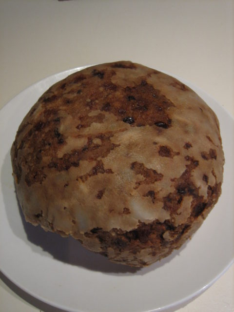 A Christmas Pudding, or Plum Duff, was a staple of Royal Navy cooking, for both enlisted and officer's. The main difference between the enlisted and commissioend versions would be the fruits and sweeteners to the mix. Image Source: Wikimedia Commons/ By Celcom at the English language Wikipedia, CC BY-SA 3.0, https://commons.wikimedia.org/w/index.php?curid=22207186
