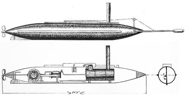 CSS David with spar torpedo attached