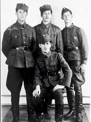 The Jewish Blankett brothers, who all fought for Finland. Photo Source 