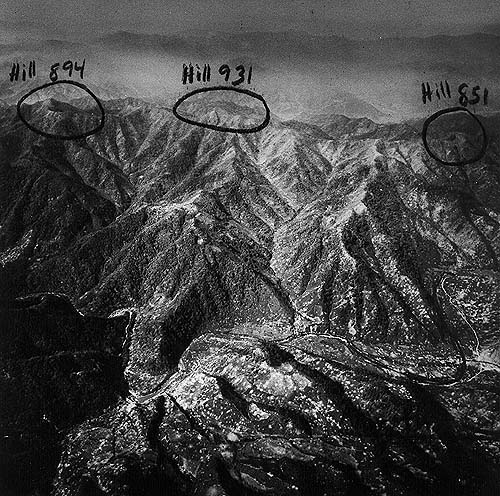 Photo of Heartbreak Ridge via US Army Public Domain