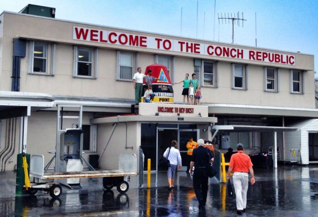 The entrance to Key West International Airport, proudly bearing the Conch Republic's name. Image Source: By Deror avi - Own work, Attribution, https://commons.wikimedia.org/w/index.php?curid=6599045