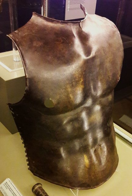 Anonymous Greek cuirass discovered in the Volga river 02.jpg More details Anonymous Greek cuirass discovered in the Volga river.
