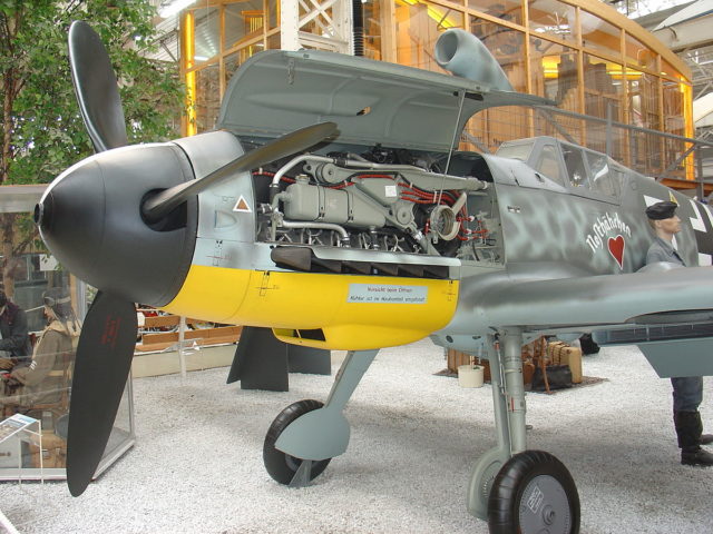 Bf 109 G-4 W.Nr. 19310 on display at Technikmuseum Speyer.