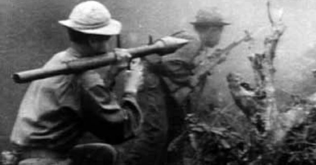 NVA soldier armed with a Soviet RPG 2;