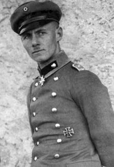 Leutnant Erwin Rommel in the Italian front, 1917