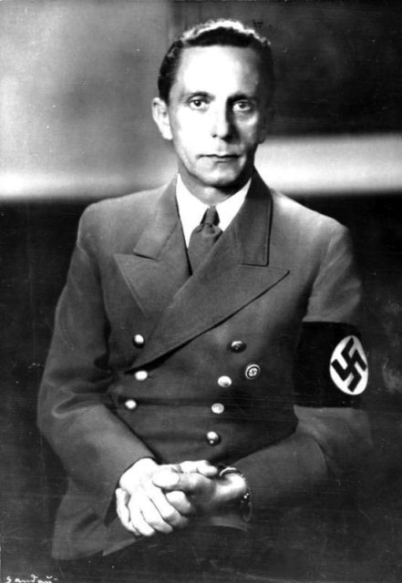 Joseph Goebbels. By Bundesarchiv – CC BY-SA 3.0 de