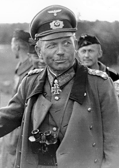 German General Heinz Guderian, commander of the XIX Panzer Corps.