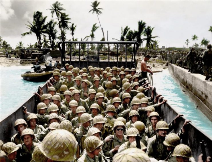 17th Regimental Combat Team Lands on Carlos Island. Paul Reynolds / mediadrumworld.com