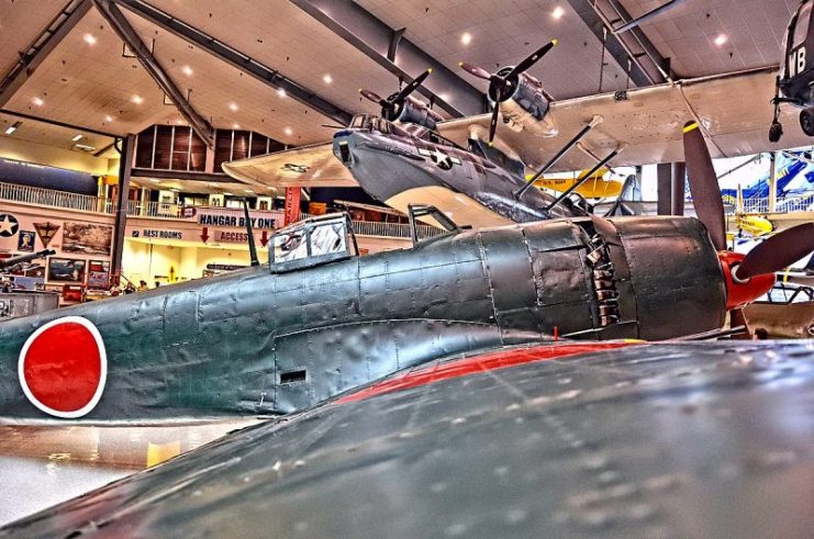 Kawanishi N1K2-J Shiden Kai (Violet Lightning Modified) Allied Code Name “George”. By Tomás Del Coro – CC BY-SA 2.0
