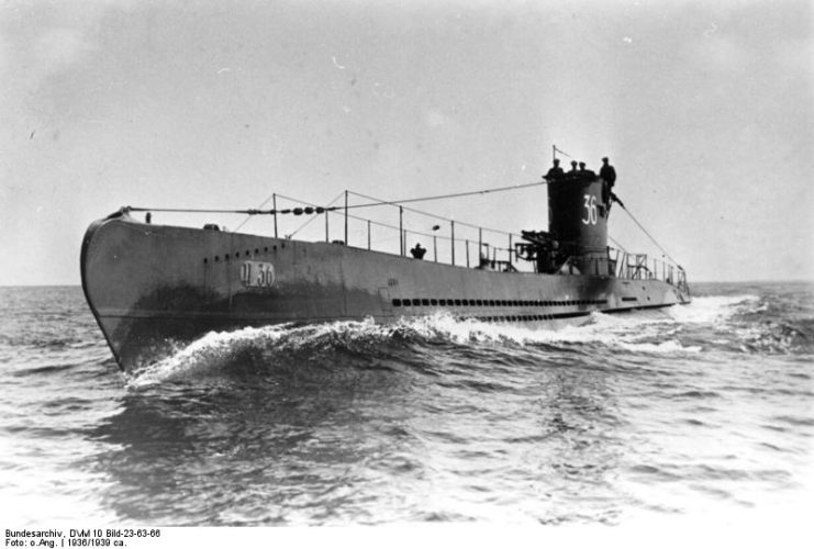 German U-boat. By Bundesarchiv – CC BY-SA 3.0 de